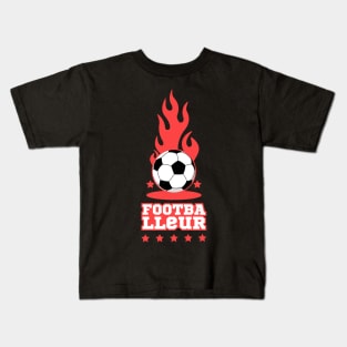 Footballeur - Le football - je joue au foot Kids T-Shirt